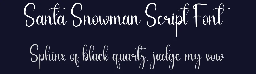 Santa Snowman Script Font by andikastudio — Script Handwritten Font — thumbnail 2