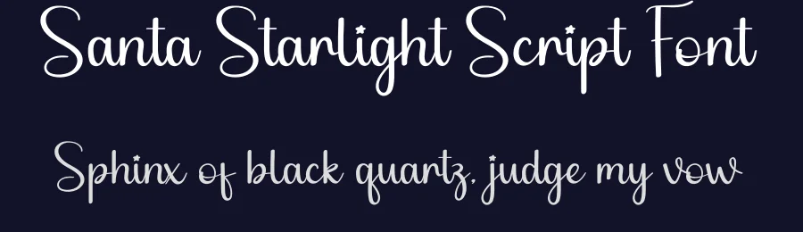 Santa Starlight Script Font by andikastudio — Script Handwritten Font — thumbnail 2