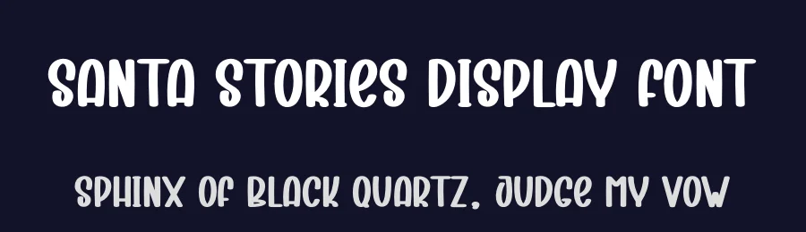Santa Stories Display Font by andikastudio — Display Font — thumbnail 2