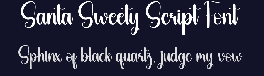 Santa Sweety Script Font by creativeletter — Script Handwritten Font — thumbnail 2