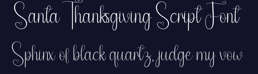 Santa Thanksgiving Script Font by andikastudio — Script Handwritten Font — thumbnail 2