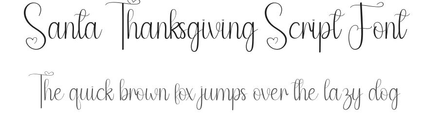 Santa Thanksgiving Script Font by andikastudio — Script Handwritten Font