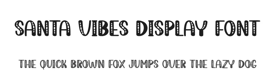 Santa Vibes Display Font by andikastudio — Display Font