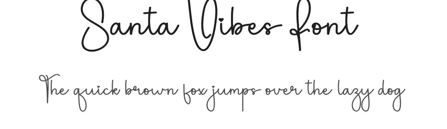 Santa Vibes Font by andikastudio — Script Handwritten Font
