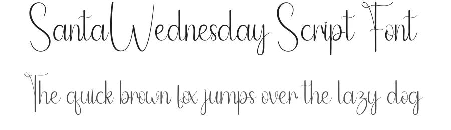Santa Wednesday Script Font by andikastudio — Script Handwritten Font
