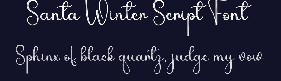 Santa Winter Script Font by andikastudio — Script Handwritten Font — thumbnail 2