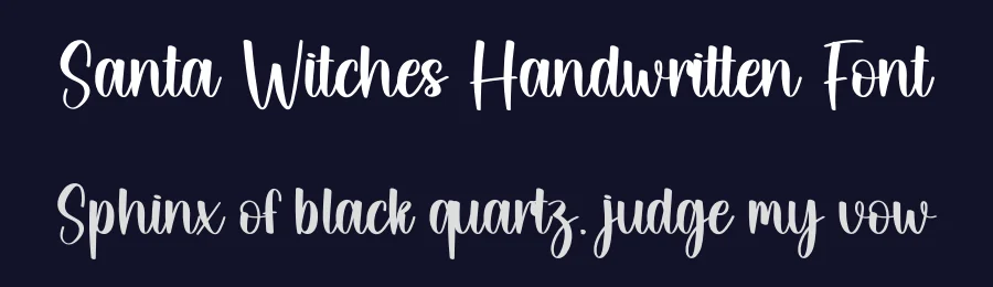 Santa Witches Handwritten Font by creativeletter — Script Handwritten Font — thumbnail 2