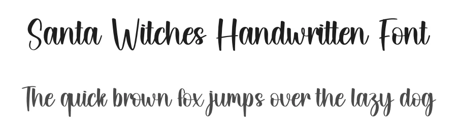 Santa Witches Handwritten Font by creativeletter — Script Handwritten Font