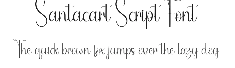Santacart Script Font by andikastudio — Script Handwritten Font