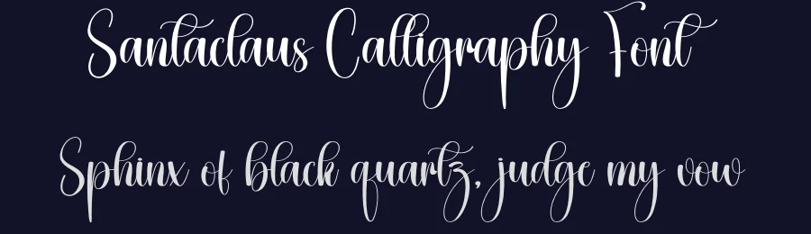 Santaclaus Calligraphy Font by creativeletter — Script Handwritten Font — thumbnail 2