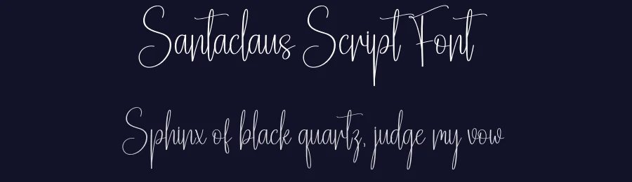 Santaclaus Script Font by creativeletter — Script Handwritten Font — thumbnail 2