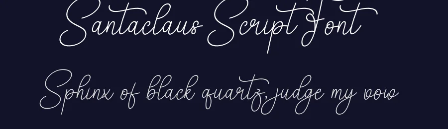 Santaclaus Script Font by creativeletter — Script Handwritten Font — thumbnail 2