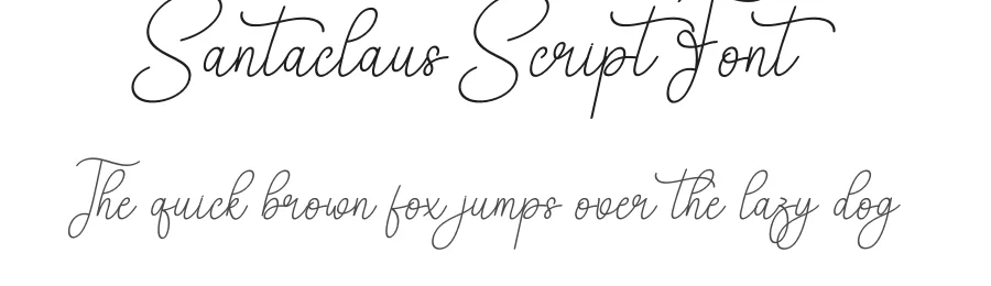Santaclaus Script Font by creativeletter — Script Handwritten Font