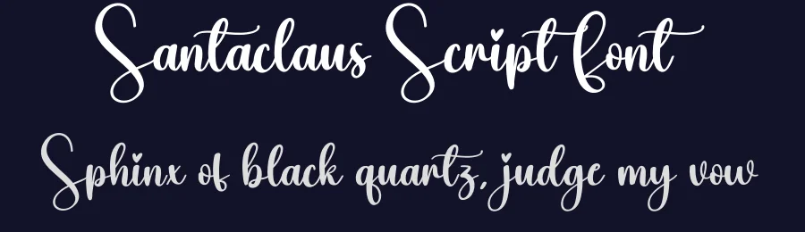 Santaclaus Script Font by creativeletter — Script Handwritten Font — thumbnail 2