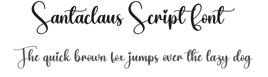 Santaclaus Script Font by creativeletter — Script Handwritten Font
