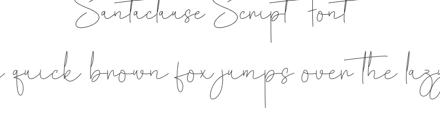 Santaclause Script Font by andikastudio — Script Handwritten Font