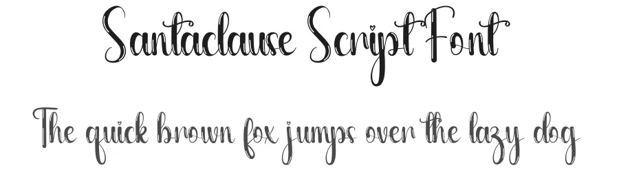 Santaclause Script Font by andikastudio — Script Handwritten Font