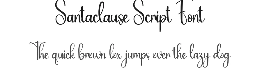 Santaclause Script Font by andikastudio — Script Handwritten Font