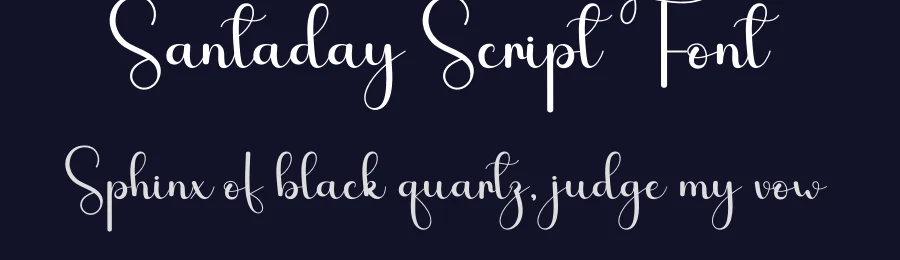 Santaday Script Font by andikastudio — Script Handwritten Font — thumbnail 2