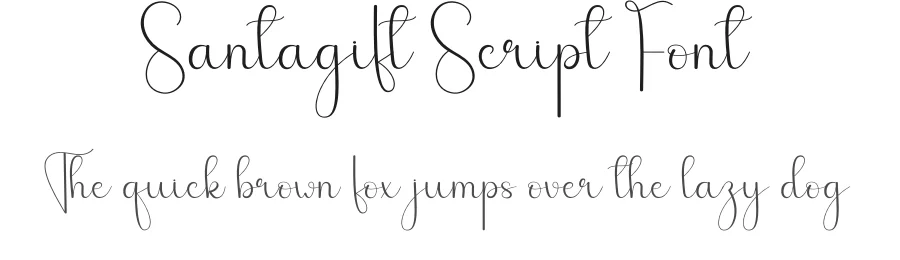 Santagift Script Font by andikastudio — Script Handwritten Font