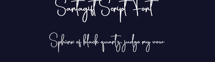 Santagift Script Font by creativeletter — Script Handwritten Font — thumbnail 2