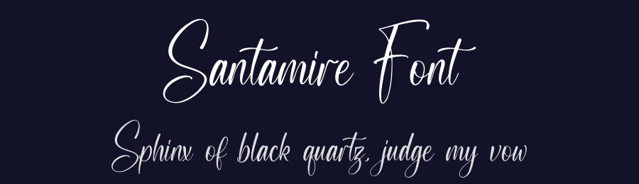 Santamire Font by letterfabric — Script Handwritten Font — thumbnail 2