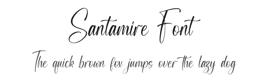 Santamire Font by letterfabric — Script Handwritten Font