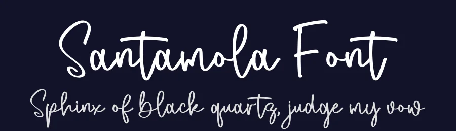 Santamola Font by perspectype — Script Handwritten Font — thumbnail 2