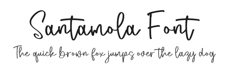 Santamola Font by perspectype — Script Handwritten Font