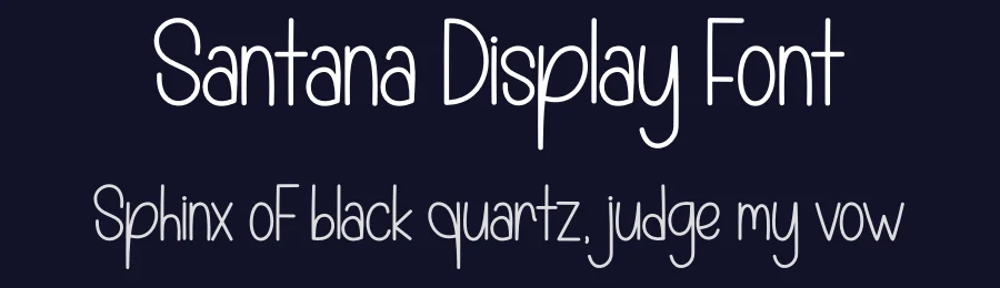 Santana Display Font by andikastudio — Display Font — thumbnail 2