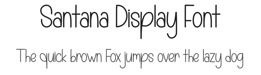 Santana Display Font by andikastudio — Display Font