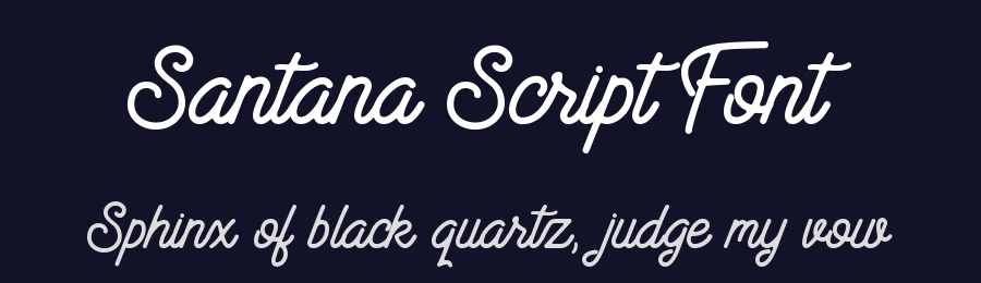 Santana Script Font by Lettersiro — Script Handwritten Font — thumbnail 2