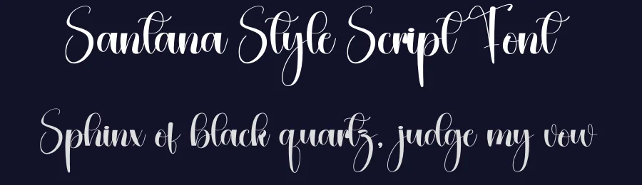 Santana Style Script Font by creativeletter — Script Handwritten Font — thumbnail 2
