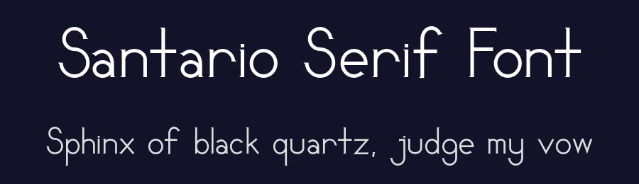 Santario Serif Font by White Supply — Serif Font — thumbnail 2