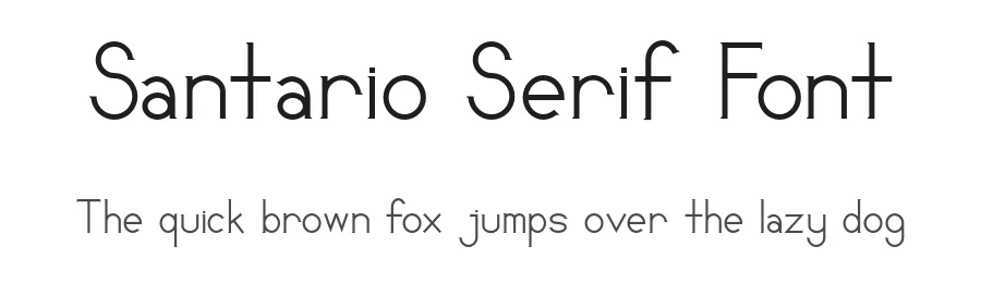 Santario Serif Font by White Supply — Serif Font