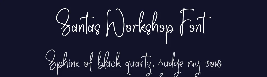 Santas Workshop Font by letterfabric — Script Handwritten Font — thumbnail 2