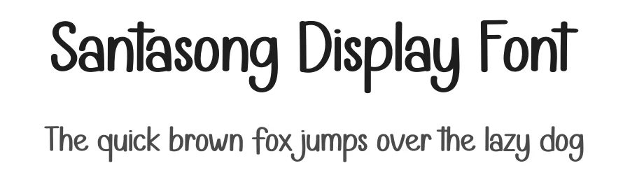 Santasong Display Font by andikastudio — Display Font