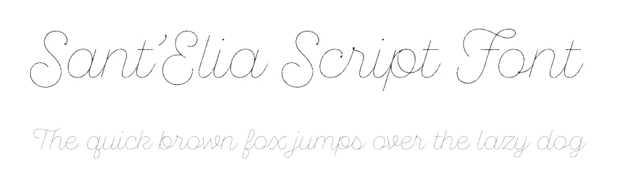 Sant’Elia Script Font by Yellow Design Studio — Decorative Font