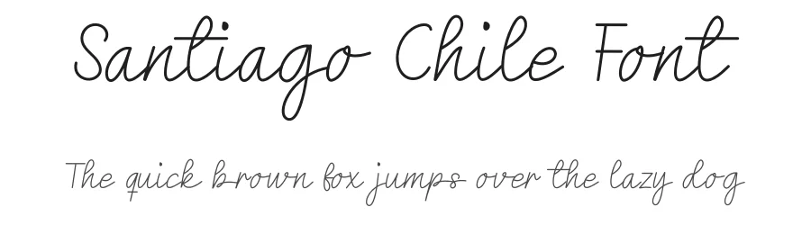 Santiago Chile Font by levincreative — Script Handwritten Font