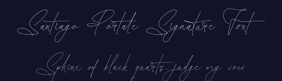 Santiago Portale Signature Font by stylishtype.co — Script Handwritten Font — thumbnail 2