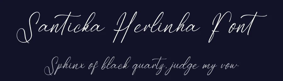 Santicka Herlinha Font by letterenastudios — Script Handwritten Font — thumbnail 2