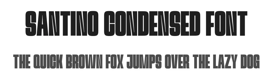 Santino Condensed Font by Funtype — Decorative Font