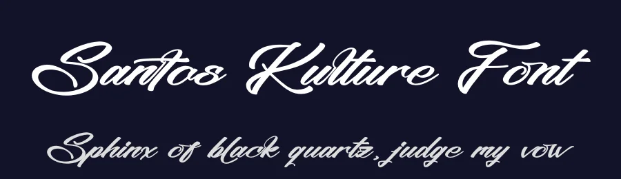 Santos Kulture Font by stylishtype.co — Script Handwritten Font — thumbnail 2