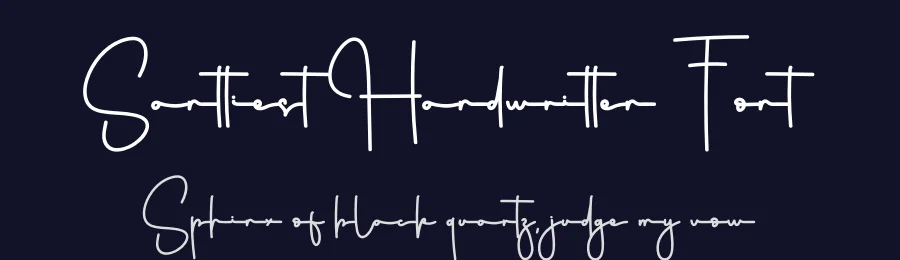Santtiest Handwritten Font by freshtypeink — Script Handwritten Font — thumbnail 2