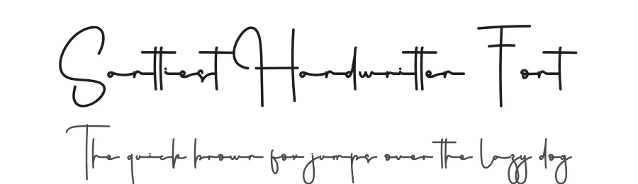 Santtiest Handwritten Font by freshtypeink — Script Handwritten Font