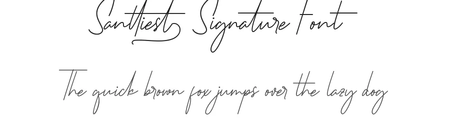Santtiest Signature Font by nihstudio — Script Handwritten Font