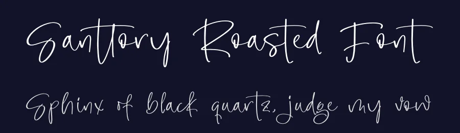 Santtory Roasted Font by Operatype.Co — Script Handwritten Font — thumbnail 2