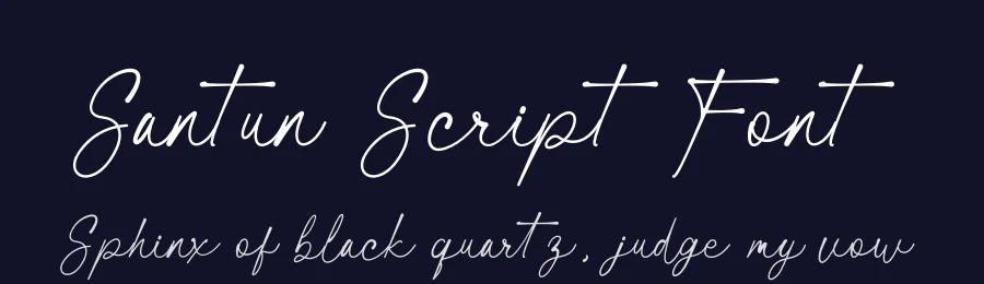 Santun Script Font by wibisono2001 — Script Handwritten Font — thumbnail 2