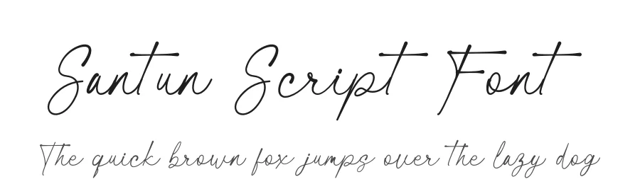 Santun Script Font by wibisono2001 — Script Handwritten Font
