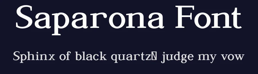 Saparona Font by Pikgura Type — Display Font — thumbnail 2